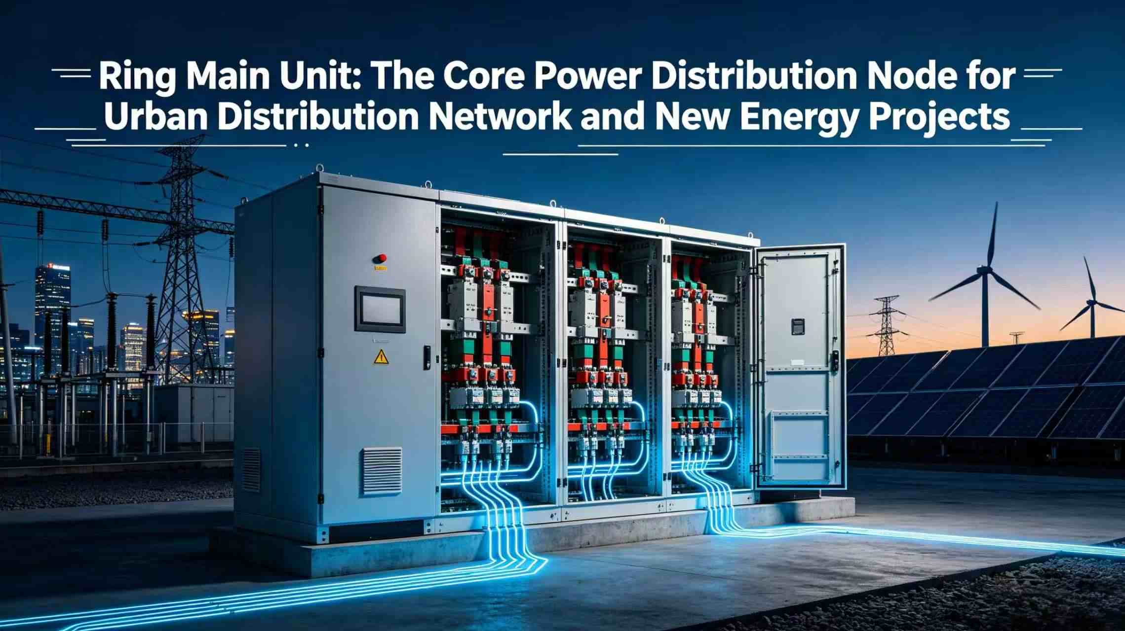 Ring Main Unit- မြို့ပြဖြန့်ဖြူးရေးကွန်ရက်နှင့် စွမ်းအင်စီမံကိန်းအသစ်များအတွက် Core Power Distribution Node