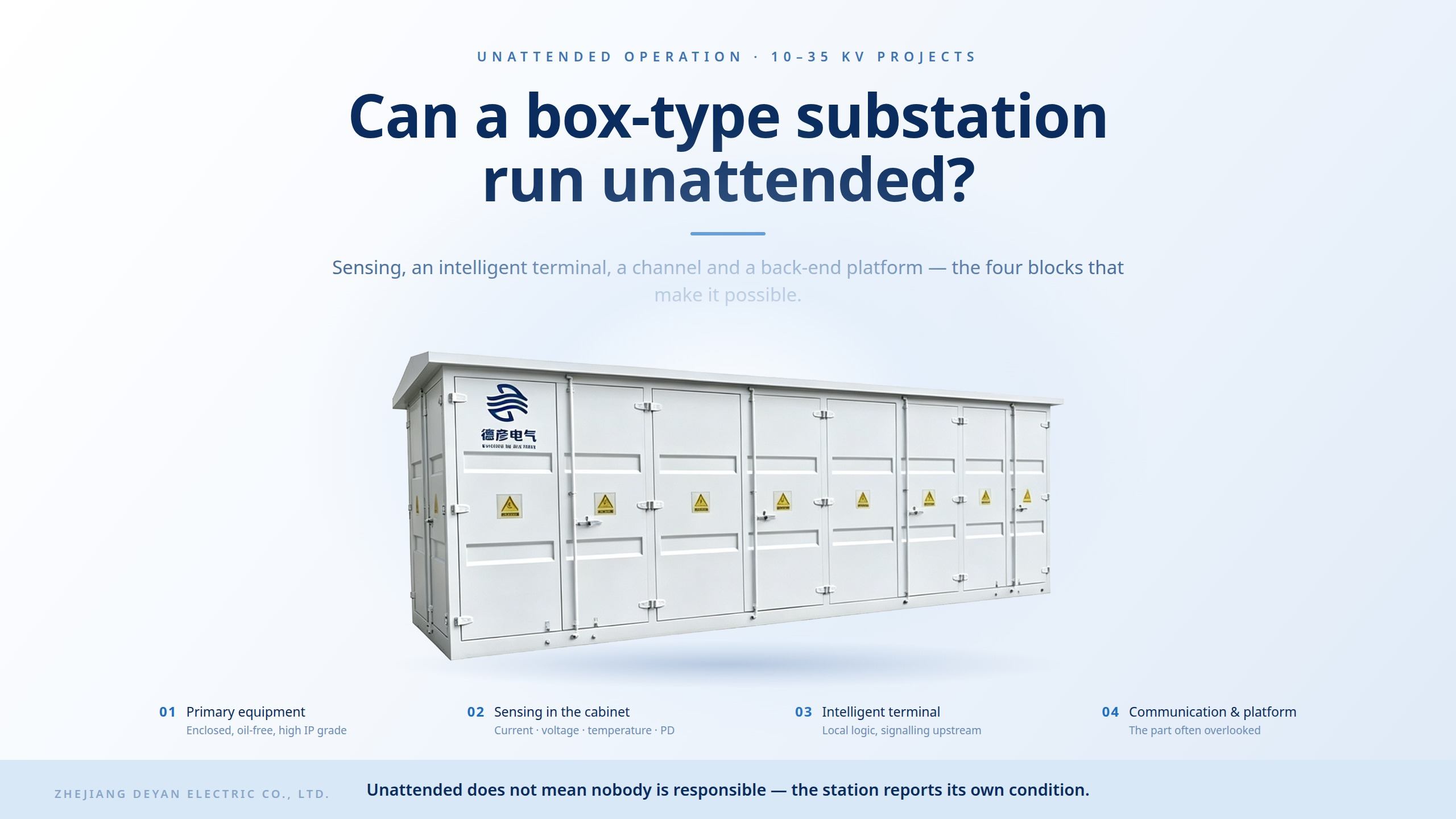 Box-Type ဓာတ်အားခွဲရုံသည် ပိုင်ရှင်မဲ့လုပ်ဆောင်နိုင်ပါသလား။